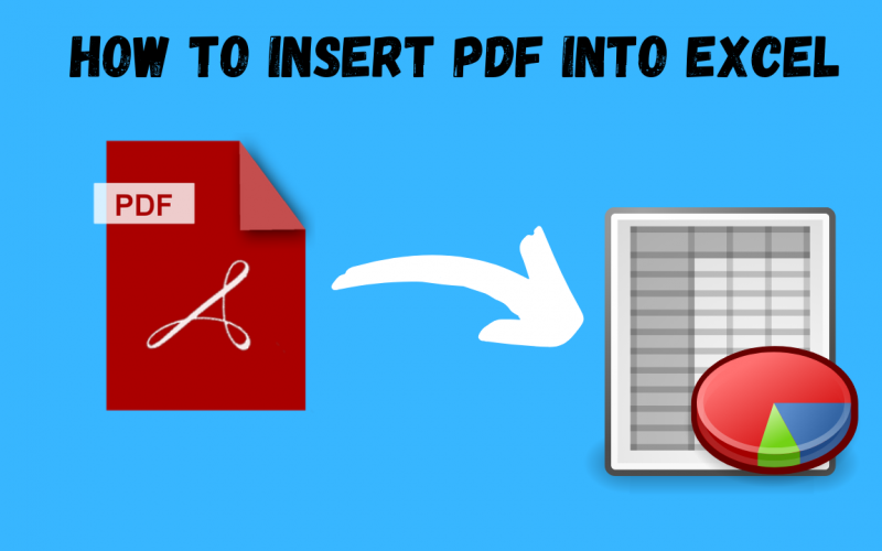 insert pdf into excel 365