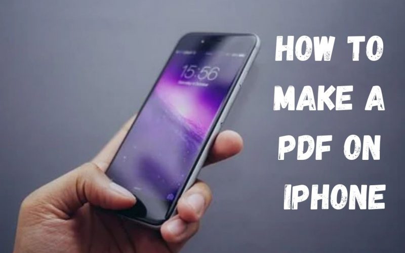 How To Make A Pdf On iPhone