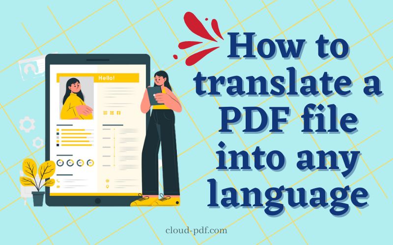 How to Translate a PDF File Into Any Language